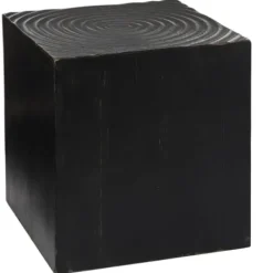 Accent & End Tables-Kirkland's Home Wood Square Accent Table Black