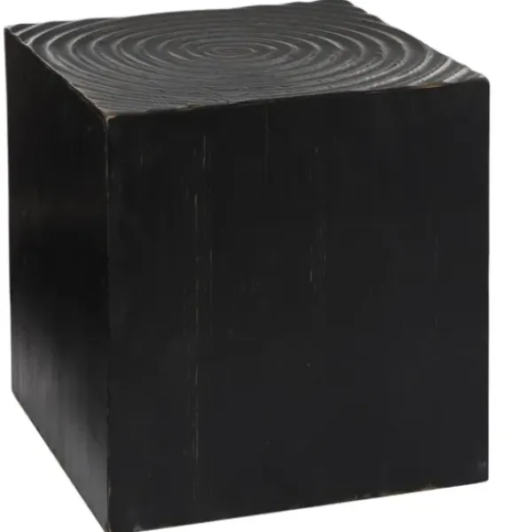 Accent & End Tables-Kirkland's Home Wood Square Accent Table Black