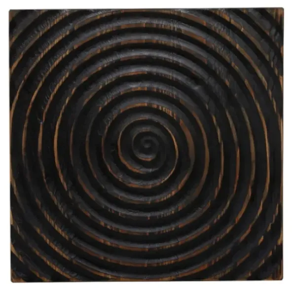 Accent & End Tables-Kirkland's Home Wood Square Accent Table Black