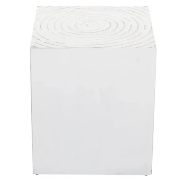 Accent & End Tables-Kirkland's Home Wood Square Frame Accent Table White