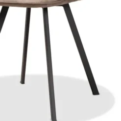 Dining Tables-Kirkland's Home Wood Table And Leather Chairs 5-Pc. Dining Set Brown/Black