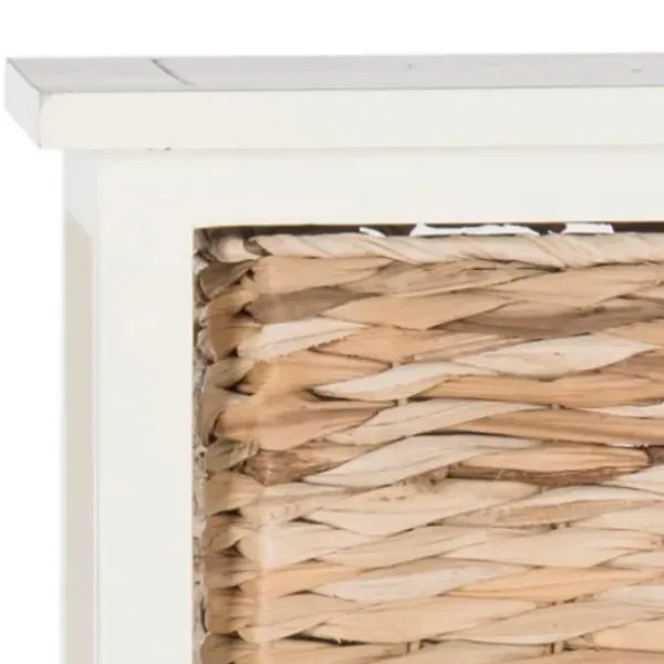 Bookshelves-Kirkland's Home Wood 5-Tier Basket Storage Shelf White