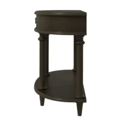 Console Tables-Kirkland's Home Wood 2-Tier Classic Console Table Brown