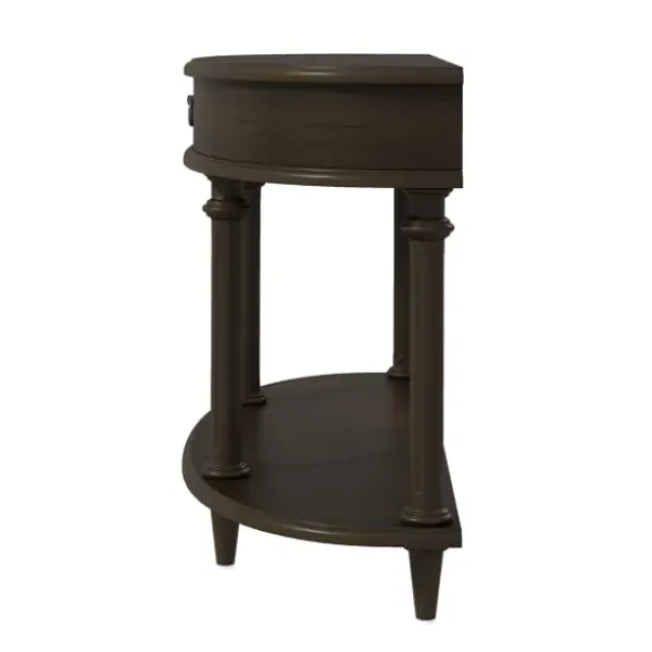 Console Tables-Kirkland's Home Wood 2-Tier Classic Console Table Brown