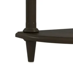 Console Tables-Kirkland's Home Wood 2-Tier Classic Console Table Brown