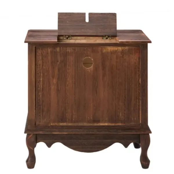 Nightstands-Kirkland's Home Wood Traditional 2-Drawer Nightstand Brown