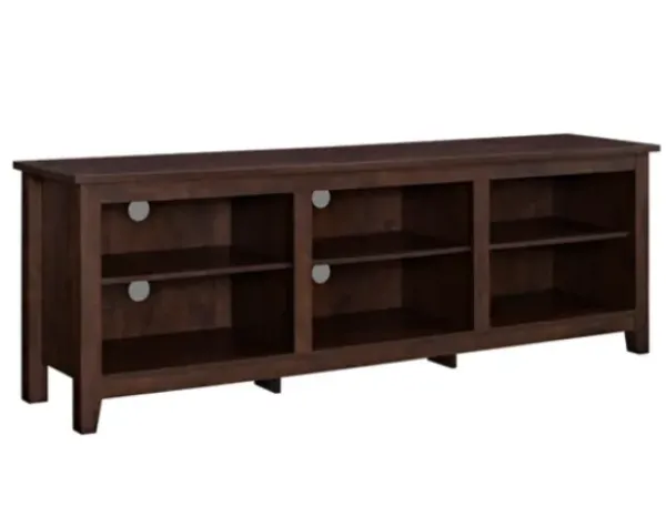 Tv Stands & Media Consoles-Kirkland's Home Wood Tv Stand, 70 In. Brown