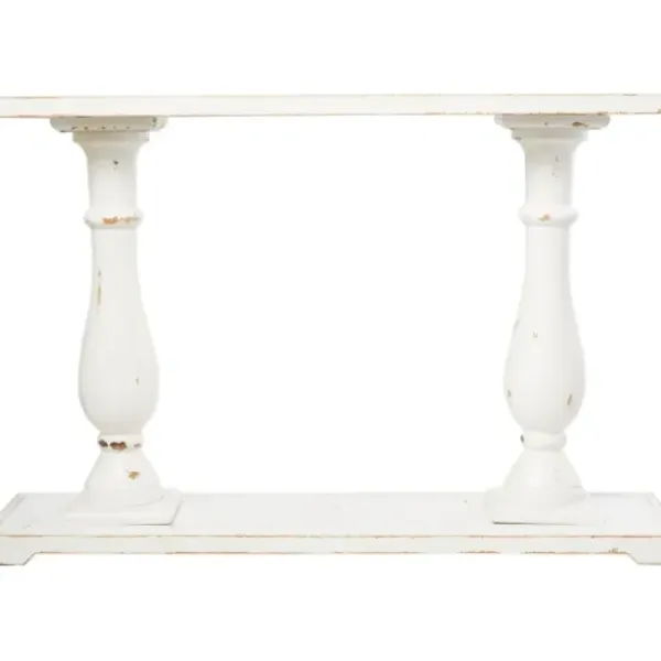 Console Tables-Kirkland's Home Wooden Baluster Leg Console Table White