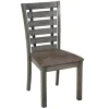 Dining Chairs-Kirkland's Home Wooden Fiji Dining Chairs, Set Of 2 Gray