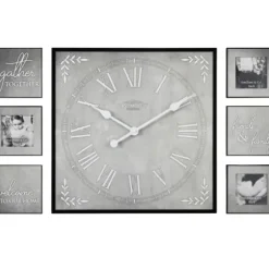 Gallery Wall Frames-Kirkland's Home Wooden Frame 7-Pc. Gallery Wall Set Gray