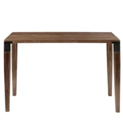 Dining Tables-Kirkland's Home Wooden Frazier Counter Table Brown