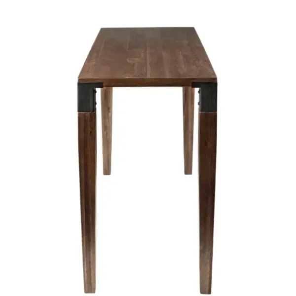 Dining Tables-Kirkland's Home Wooden Frazier Counter Table Brown
