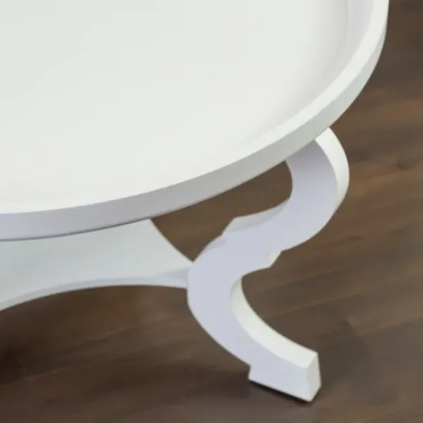 Coffee Tables-Kirkland's Home Wooden Parker Coffee Table White