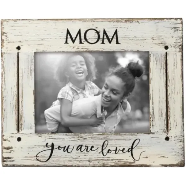 Picture Frames-Kirkland's Home Wooden Printed Picture Frame, 5X7 Blue