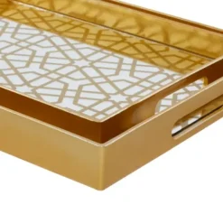 Decorative Trays-Kirkland's Home Wooden Trough Long Tray Brown
