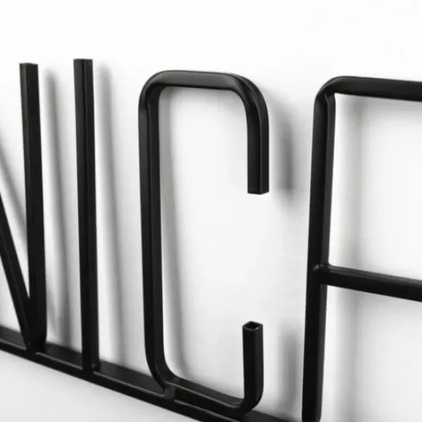 Wall Quotes & Signs-Kirkland's Home Word Hard And Be Nice Metal Wall Plaque Black