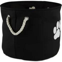 Baskets & Boxes-Kirkland's Home Woven Bone Shaped Basket, 24 In. Gray
