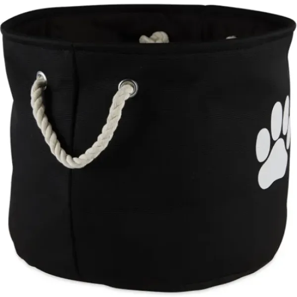 Baskets & Boxes-Kirkland's Home Woven Bone Shaped Basket, 24 In. Gray