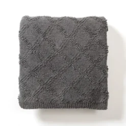 Blankets & Throws-Kirkland's Home Woven Cozy Dream Throw Gray