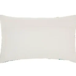 Pillows-Kirkland's Home Woven Geometric Patches Lumbar Pillow Multi