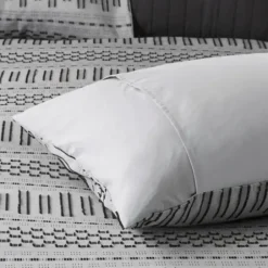 Comforters-Kirkland's Home Woven Jacquard California King Comforter Set Gray