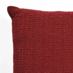 Pillows-Kirkland's Home Woven Open Stitch Pillow Red