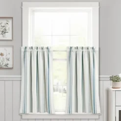 Curtains & Drapes-Kirkland's Home Woven Single Curtain Panel, 84 In. Gray