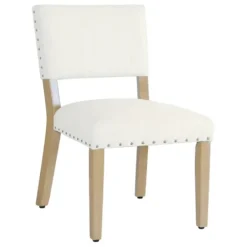 Dining Chairs-Kirkland's Home Woven Upholstered Dining Chairs, Set Of 2 Ivory