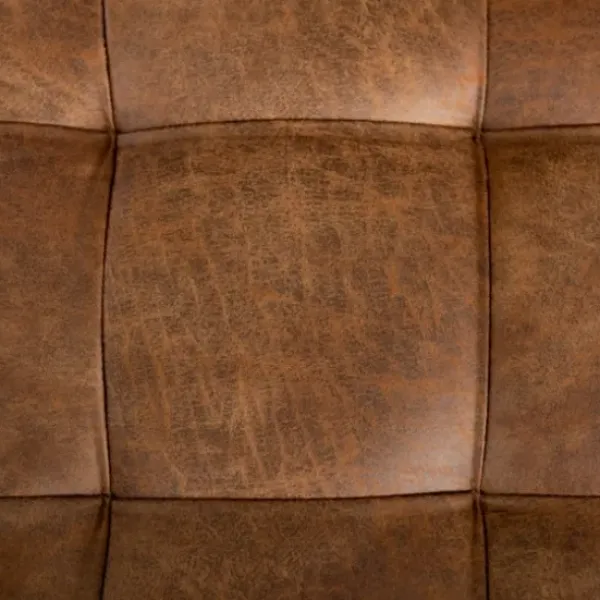 Accent Chairs-Kirkland's Home Wyatt Faux Leather Accent Chair Brown
