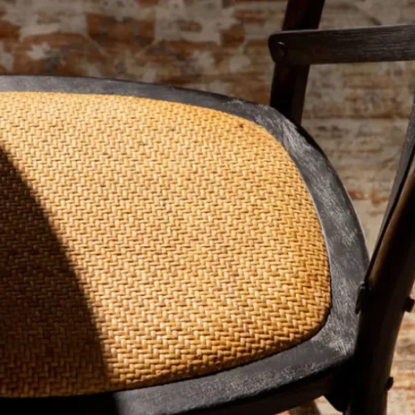 Dining Chairs-Kirkland's Home X Frame Cane Seat Dining Chair Black
