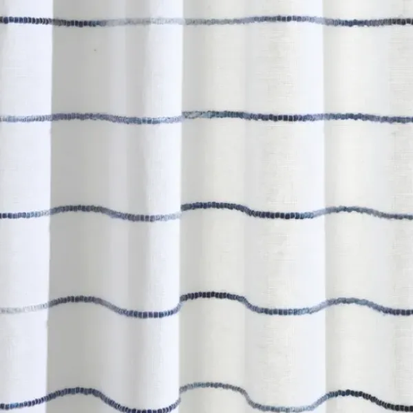 Curtains & Drapes-Kirkland's Home Yellow And Gray Stripe Curtain Panel Set, 95 In. White/Gray/Yellow