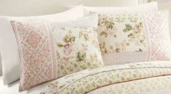 Quilts-Kirkland's Home Yellow And Pink Patchwork Blooms Full/Queen Quilt Yellow/Pink