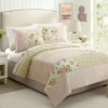 Quilts-Kirkland's Home Yellow And Pink Patchwork Blooms King Quilt Yellow/Pink