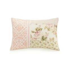 Quilts-Kirkland's Home Yellow And Pink Patchwork Blooms King Quilt Yellow/Pink