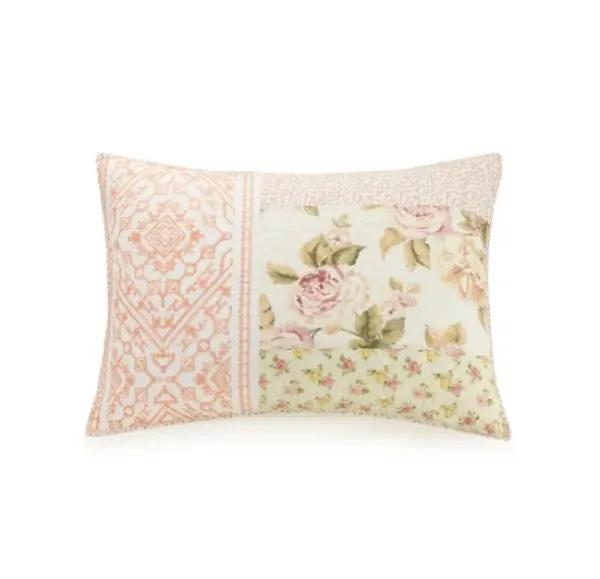 Quilts-Kirkland's Home Yellow And Pink Patchwork Blooms King Quilt Yellow/Pink