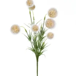 Stems & Bouquets-Kirkland's Home Yellow Floral Pom-Pom Bundles, Set Of 6 Yellow/Green