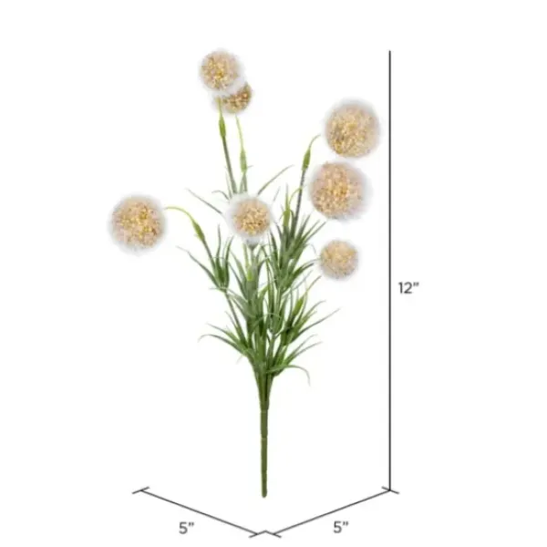 Stems & Bouquets-Kirkland's Home Yellow Floral Pom-Pom Bundles, Set Of 6 Yellow/Green