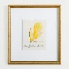Framed Art-Kirkland's Home Yellow Free Bird Gold Framed Art Print Yellow/White