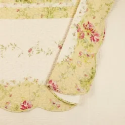 Bedspreads & Coverlets-Kirkland's Home Yellow Prairie Bloom Queen Bedspread Yellow/Ivory