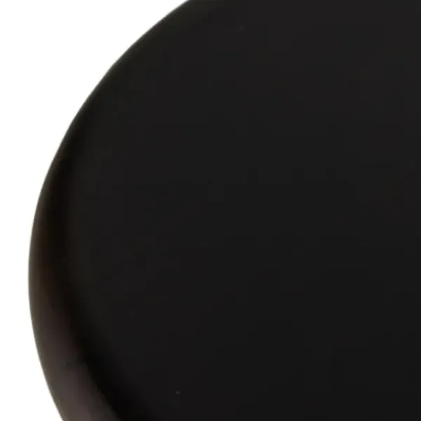 Accent & End Tables-Kirkland's Home Zach Charcoal Wood Pedestal End Table Black