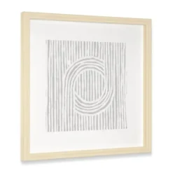 Wall Plaques-Kirkland's Home Zinnia Ii Shadowbox Framed Wall Plaque White/Gray