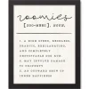 Wall Quotes & Signs-Kirkland's Home Zoomies Framed Canvas Art Print, 12X15 In. Black/Tan